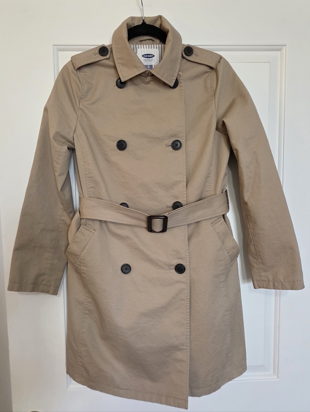 Classic Double-Breasted Trench Coat